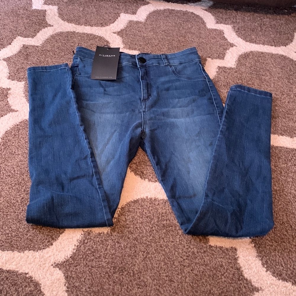 Fit jeans high waisted